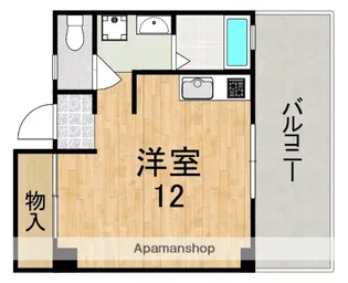 片岡山荘【7階】の間取り
