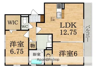 サンドリヨン【2階】の間取り