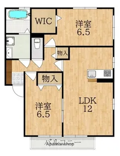 ガーデンパークC【1階】の間取り
