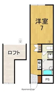 奈良県生駒郡三郷町立野南2丁目【アパート】の間取り