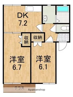 ユートピアスイート【1階】の間取り