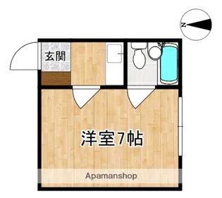 コーポ諏訪柳町【3階】の間取り