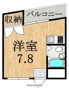 コーポ萩【3階】の間取り
