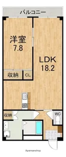 ヤマセンビル【6階】の間取り