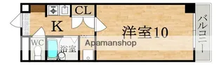 グランシャリオ生駒【2階】の間取り