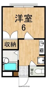 奈良県生駒郡三郷町立野北2丁目【アパート】の間取り