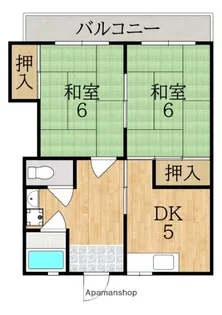 野島マンション【2階】の間取り