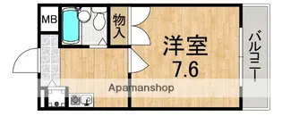 エスポワール信貴【1階】の間取り