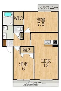 グリーンヒル学園前Ⅱ番館【2階】の間取り