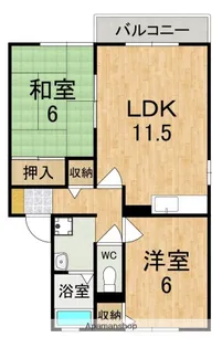 プルミエールB棟【1階】の間取り