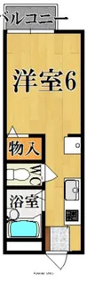 シャトレ中山【1階】の間取り