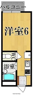 シャトレ中山【2階】の間取り