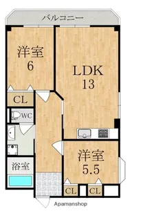 堀川ビル【3階】の間取り