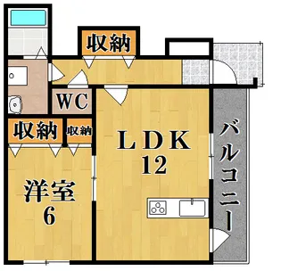 フローレンス【1階】の間取り