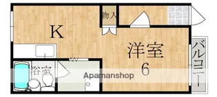 WEST PADDY【1階】の間取り