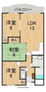 アークティアラ【2階】の間取り