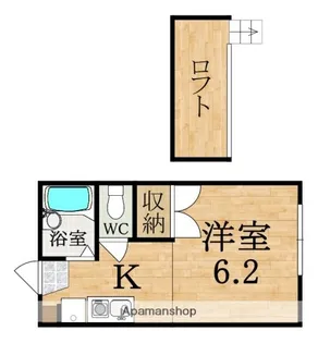 レオパレスカサ【1階】の間取り
