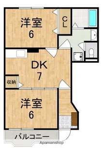 アサテラスⅠ【1階】の間取り