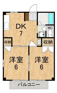 ドミール立野【1階】の間取り