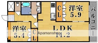 チェリーハウス【2階】の間取り
