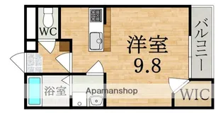 レオパレスLA VISTAⅡ(ラビスタ)【2階】の間取り