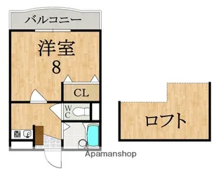 グレースビュー壱番館【3階】の間取り