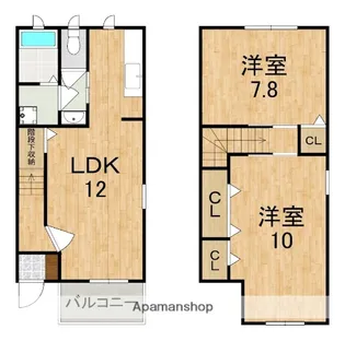 ネオ・ブローテC【1階】の間取り