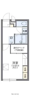 レオパレスフローレス州見台【1階】の間取り