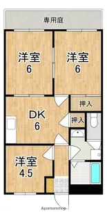 サンフィットラブリー【1階】の間取り