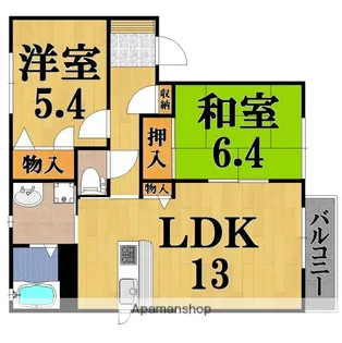 プリムローズ1番館【1階】の間取り