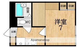 レオパレスシプレ2【2階】の間取り