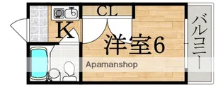 アートハウスなら【1階】の間取り