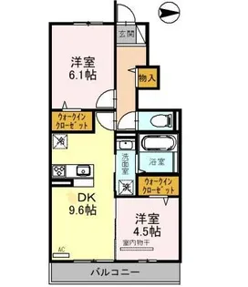 アーク B棟【1階】の間取り