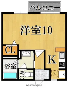 シャーメゾン【2階】の間取り