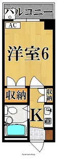 アミティ西大寺Pー8【4階】の間取り