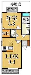 グランドール【1階】の間取り
