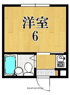 エスティライフあやめ池【2階】の間取り