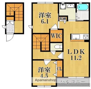ファイン リーメス【2階】の間取り