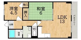 ヴィエンシャトレー小池【3階】の間取り