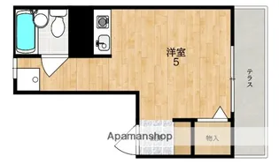 プレジール筒井【1階】の間取り