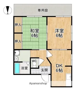 タートルパレス【1階】の間取り