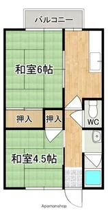 藤谷ハイツ【1階】の間取り