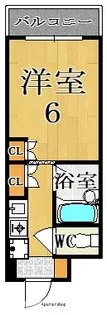 新大宮シティ・パル【5階】の間取り