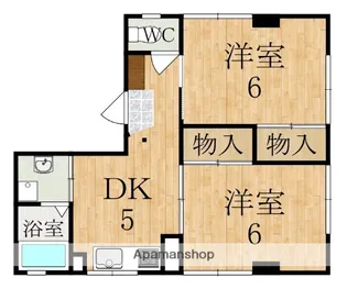 海老山マンション【2階】の間取り