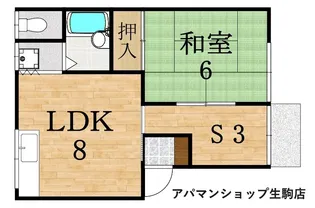 マウンテンビラⅡ【1階】の間取り