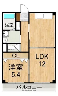 ツクモハイツ【2階】の間取り
