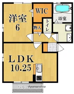 ロハス平城 B棟【2階】の間取り