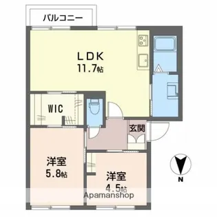 メモリーハウス【1階】の間取り