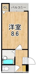 ヴェルデコート八木【2階】の間取り