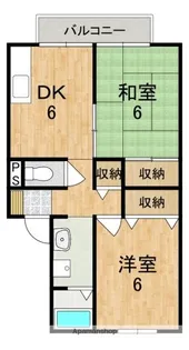 ヴァン・ヴェールIパートⅢ【1階】の間取り